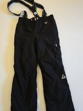 Gerry Fleece Lined Snow Bibs Sz M (10-12)